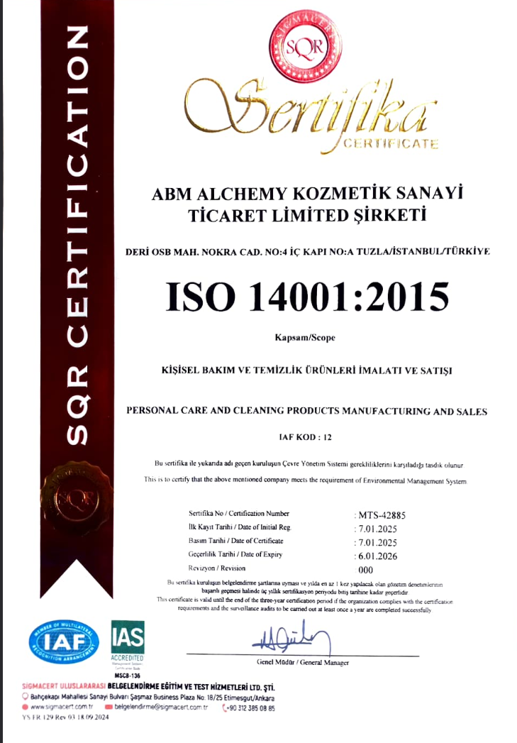 ISO 13485 Sertifikası